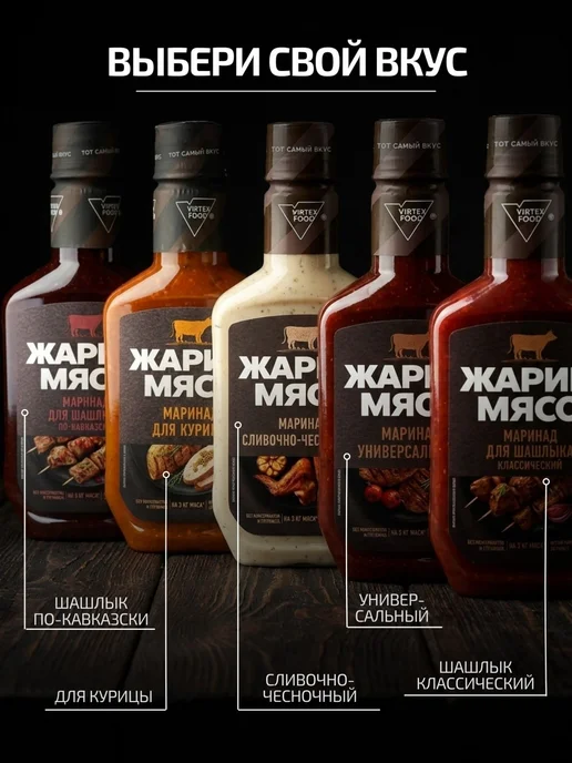 Жарим Мясо Маринад для шашлыка по-кавказски 300 г, 300 г, фото 5