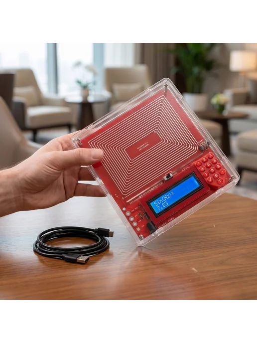 Генератор Шуман резонанса с дисплеем и USB, частоты 0 01-999, вариант, фото 4