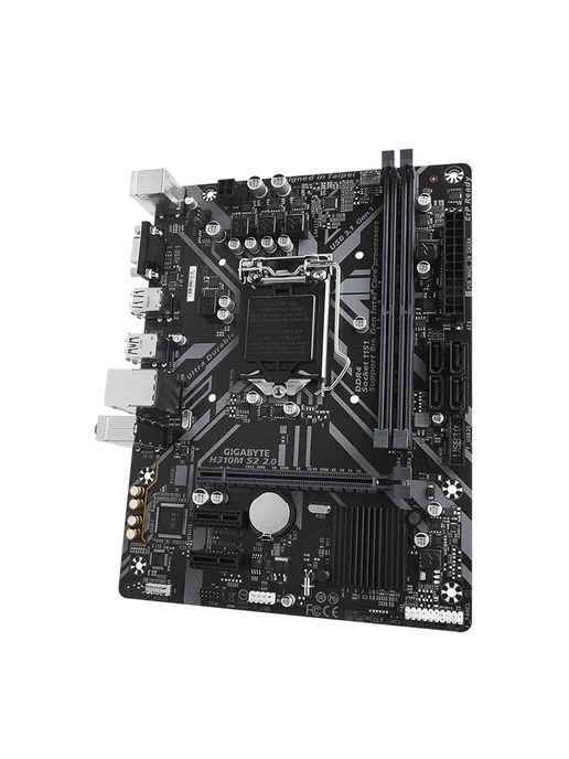 Gigabyte H310M A 2.0 (Intel 1151 v2, DDR4, H310) материнская плата, черный, dimm, фото 5