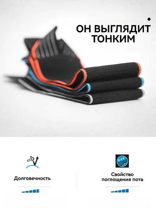 1 пара Защита запястья, обернутая фитнес-бинтом, синий, фото 4