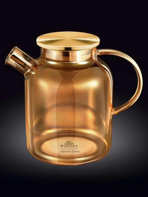 Wilmax Чайник заварочный Amber 1600 мл, стекло, 1,6 л, фото 2