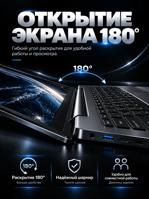 Ноутбук 16" OLED 32ГБ 2ТБ SSD мощный для работы и учебы, 32 ГБ, 2 ТБ, фото 8
