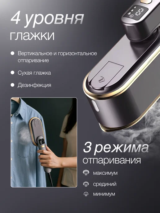 ANVANTE Отпариватель ручной для одежды мощный, вариант, фото 2