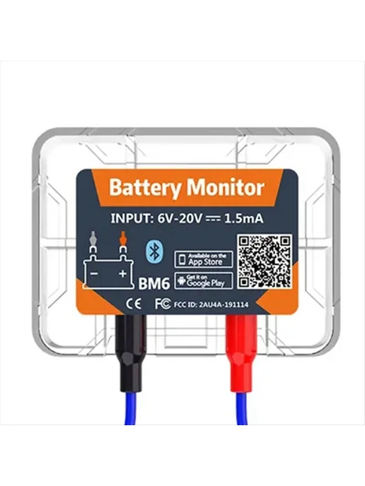 Монитор напряжения аккумулятора BM6, 6–20 В, Bluetooth, вариант, фото 2