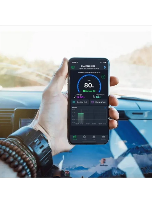 Монитор напряжения аккумулятора BM6, 6–20 В, Bluetooth, вариант, фото 4