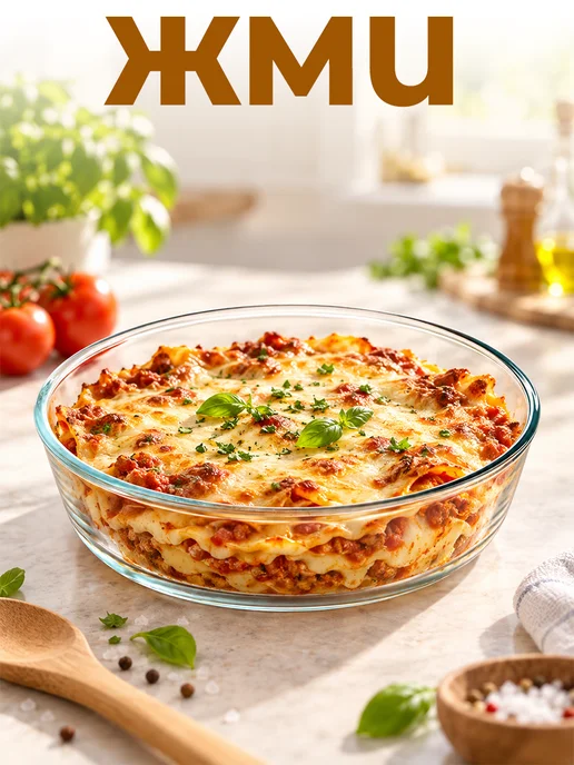 GT Форма для запекания круглая стеклянная 1,5 л 22 см, 1,5 л, фото 3