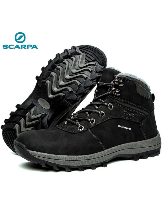 Сноубутсы Scarpa Мужские зимние снегоступы, нескользящие и, зеленый, фото 3