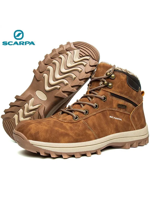Сноубутсы Scarpa Мужские зимние снегоступы, нескользящие и, зеленый, фото 4