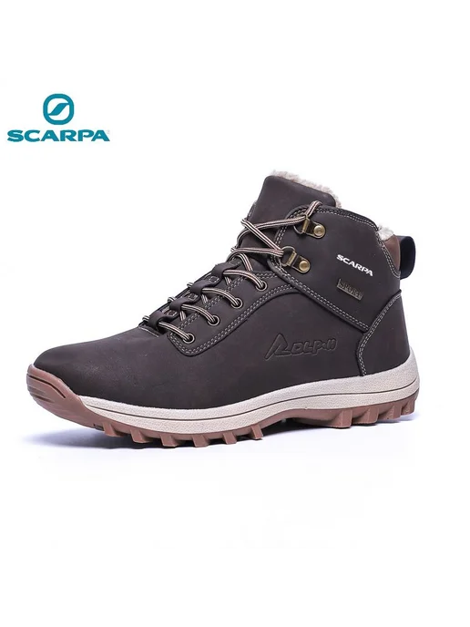 Сноубутсы Scarpa Мужские зимние снегоступы, нескользящие и, зеленый, фото 5