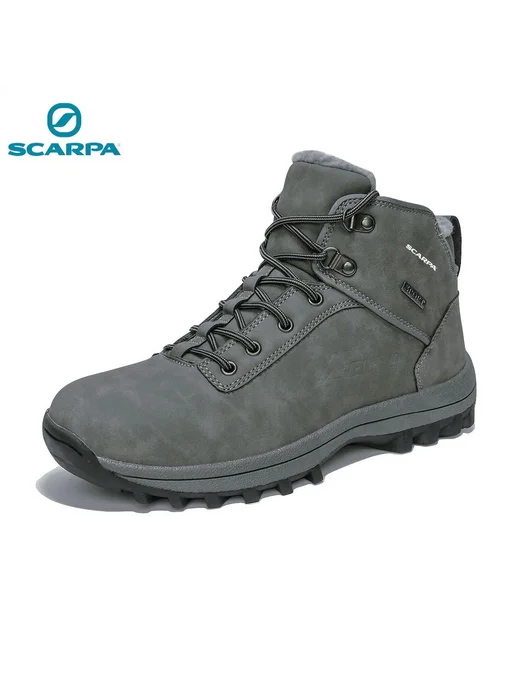 Сноубутсы Scarpa Мужские зимние снегоступы, нескользящие и, зеленый, фото 7