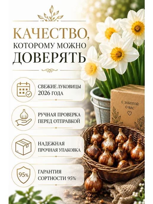 Полярный край Нарциссы луковицы многолетние крупные розовый сон 5, розовый, фото 3
