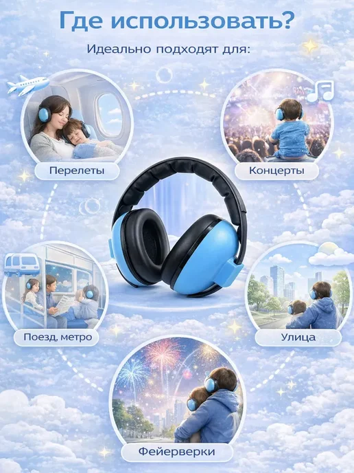 Наушники противошумные детские, вариант, фото 4