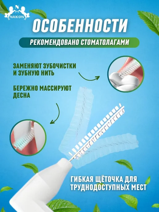 Ершки для зубов брекетов межзубные, вариант, фото 2