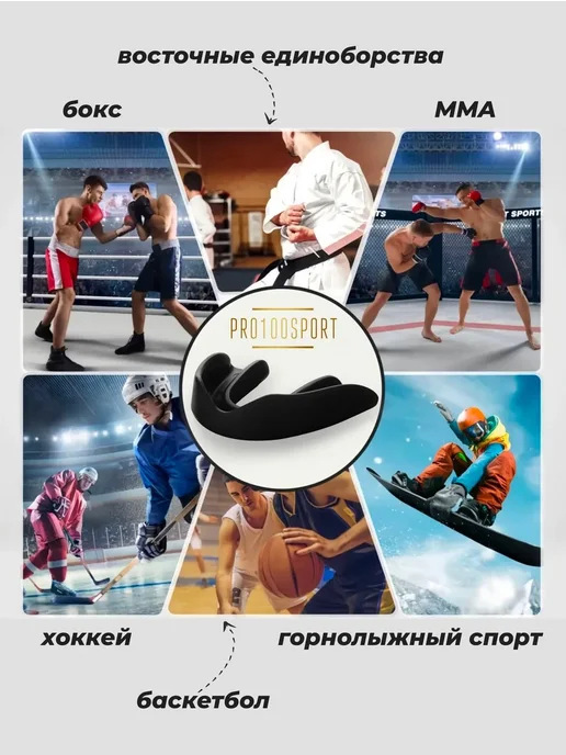 Капа спортивная универсальная, вариант, фото 3