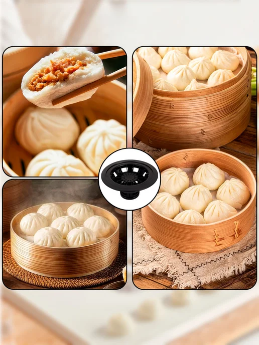 Хинкальница ручная черная, черный, фото 3