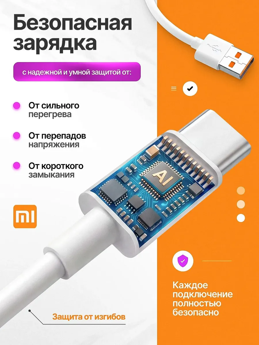 Быстрое сетевое зарядное устройство блок питания Mi 120W — фото 2