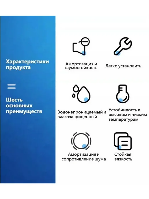 Шумоизоляция плита 10мм, 0.5м, 0,5 м, фото 2