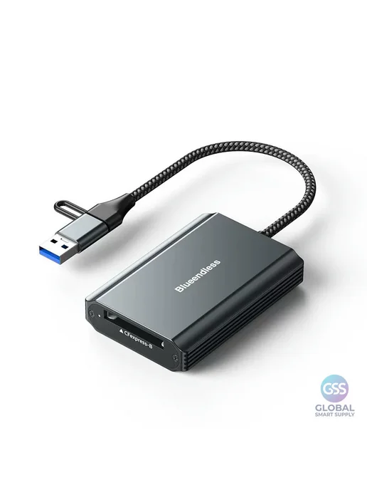Нет бренда Картридер CFexpress Type A B, USB 3.2, черный