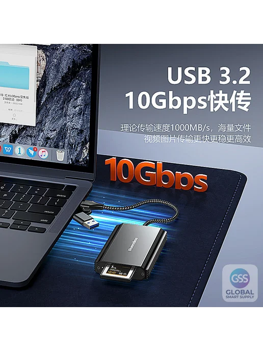Нет бренда Картридер CFexpress Type B, USB 3.2, черный, фото 4