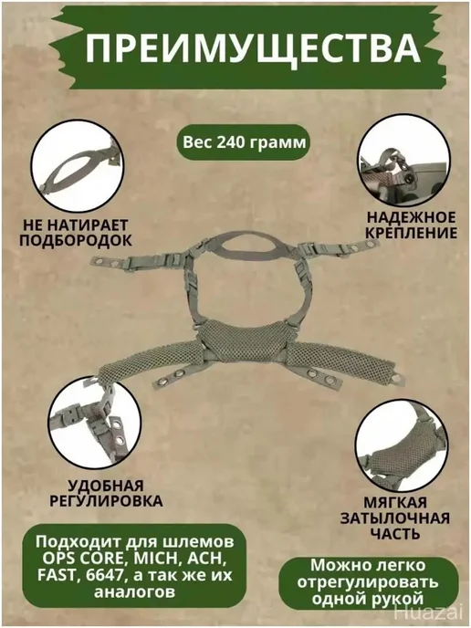 Нашлемник спортивный универсальный, вариант, фото 2