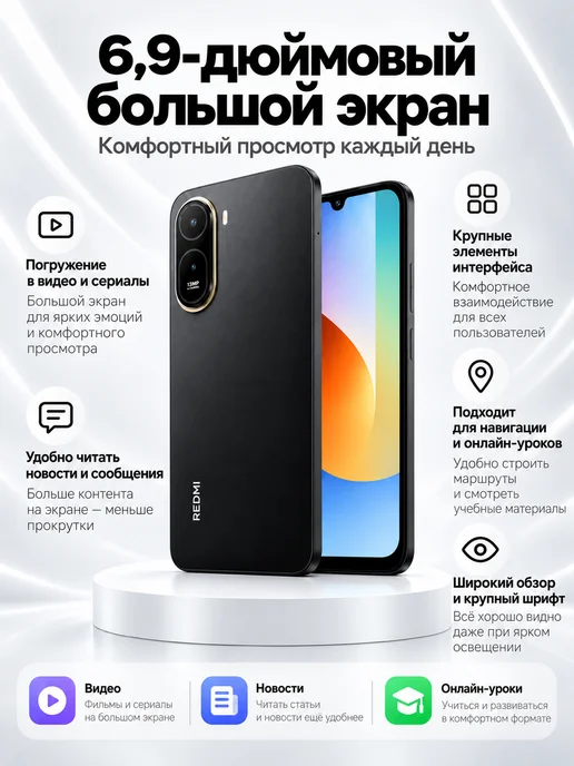 Смартфон Xiaomi A7 Pro 3/128 ГБ, черный, фото 3
