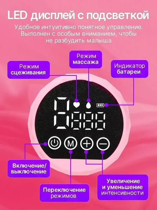 Молокоотсос электрический беспроводной, вариант, фото 5