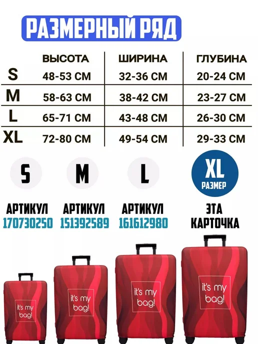 Чехол для чемодана, вариант, фото 3