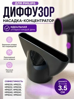 Для Philips фен диффузор сопло HP8230-HP8243