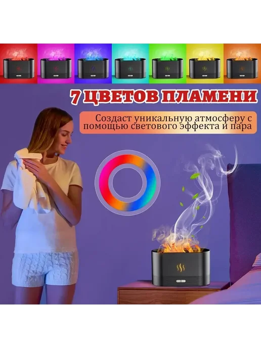 Увлажнитель воздуха, черный, фото 2