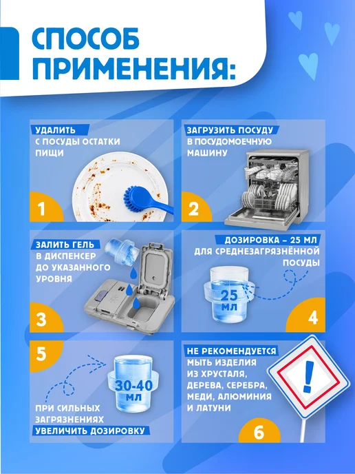Гель для посудомоечной машины MOM'S 750 мл, 750 мл, фото 3