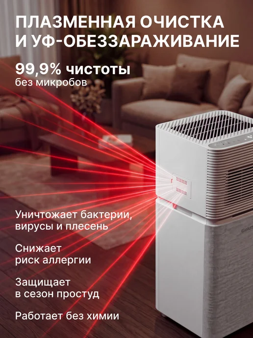 Goldstar Очиститель воздуха GSAP 330 White, белый, фото 8