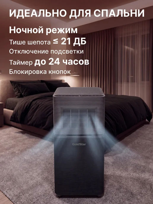 Goldstar Очиститель воздуха GSAP 330 White, серый, фото 7