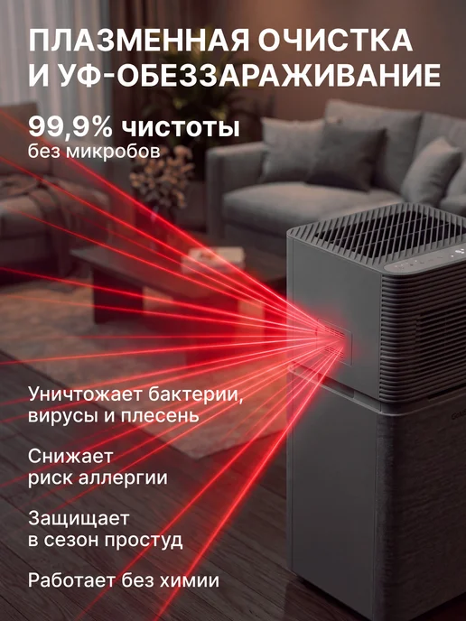 Goldstar Очиститель воздуха GSAP 330 White, серый, фото 8