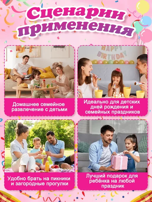 Детская караоке система с двумя микрофонами, бежевый, фото 8