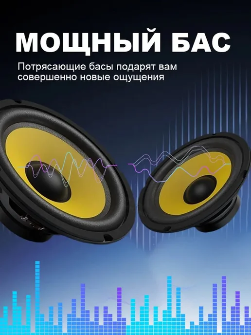 Пассивный автомобильный сабвуферный динамик 16 см, вариант, фото 2