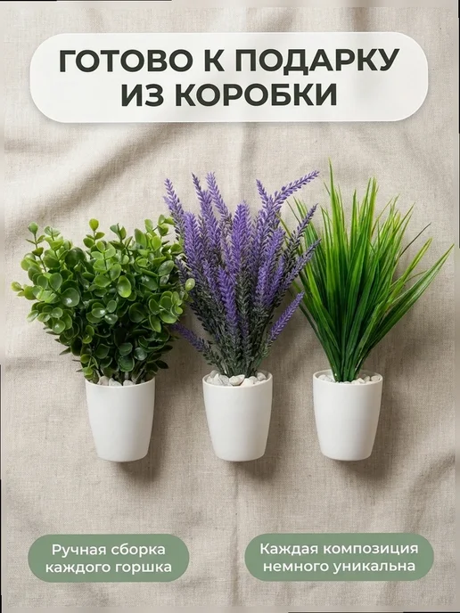 The One Rose Приветствие нового сотрудника, Осока, лаванда, эвкалипт —, зеленый, фото 6