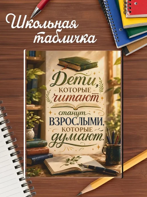 Табличка декоративная для детей, вариант