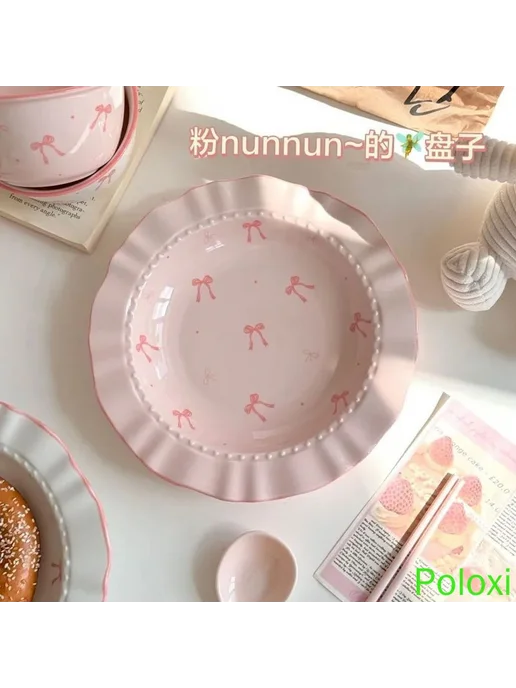 Салатник керамический 21.6 см, белый, белый, фото 6