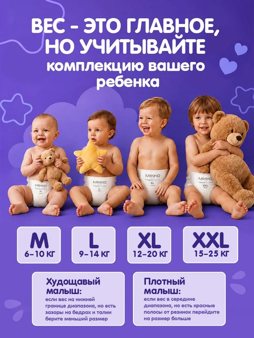 Подгузники трусики 5 XL MIKKO bear Ultra Premium (12-20 кг), 20 кг, фото 5