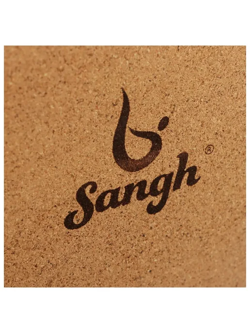 Sangh Блок для йоги 15х22х7 см пробка, 15x22x7 см, фото 5