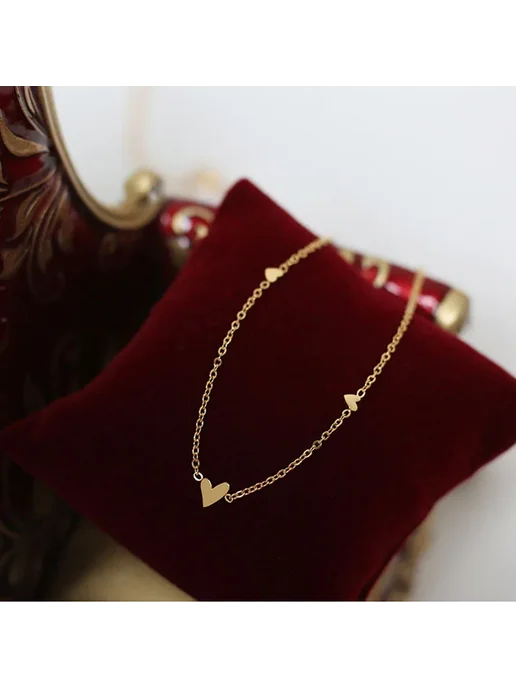 Нет бренда Колье с цветком ромашки, daisy choker, черный, фото 2