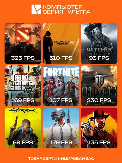 ЮКОМС Игровой компьютер (12900K RTX 4080 SUPER), черный, фото 2