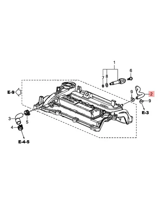 Нет бренда Шланг PCV 17131-59B-010 для Honda CR-V, вариант, фото 25