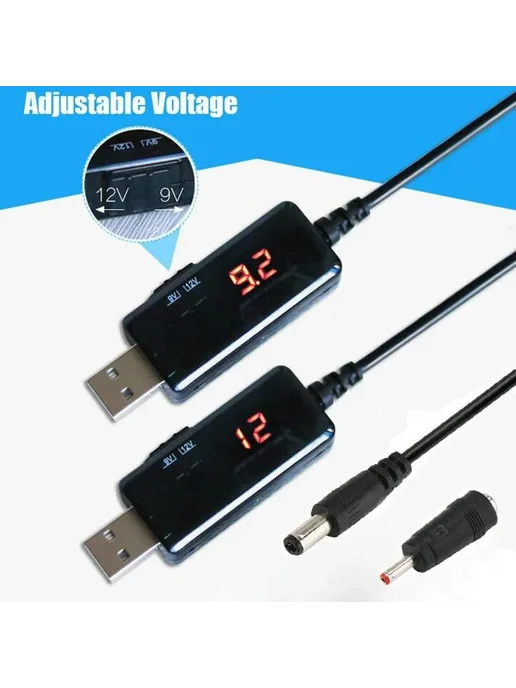 USB повышающий кабель 5В до 9В 12В, вариант, фото 2