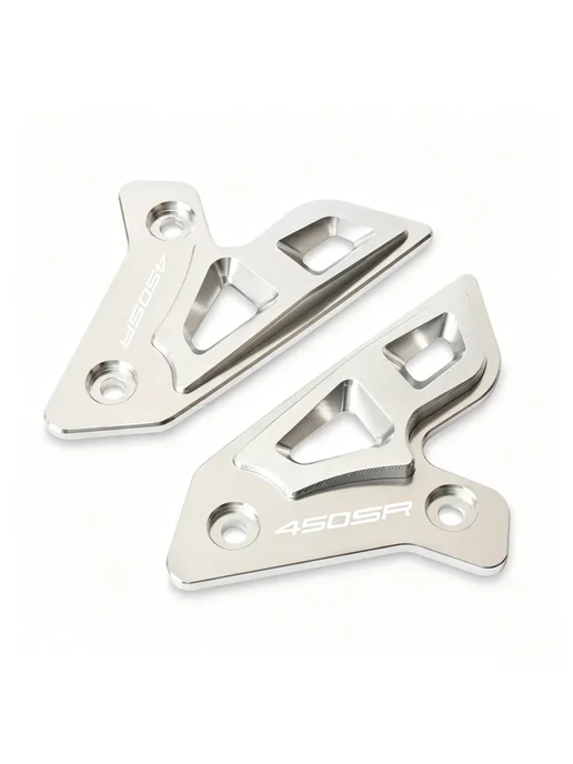 Нет бренда Защита педалей CFMOTO 450SR Silver 450SR LOGO, серебристый