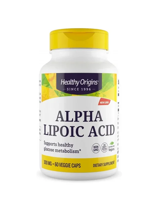 Healthy Origins Альфа-липоевая кислота, 60 капсул, вариант, фото 2
