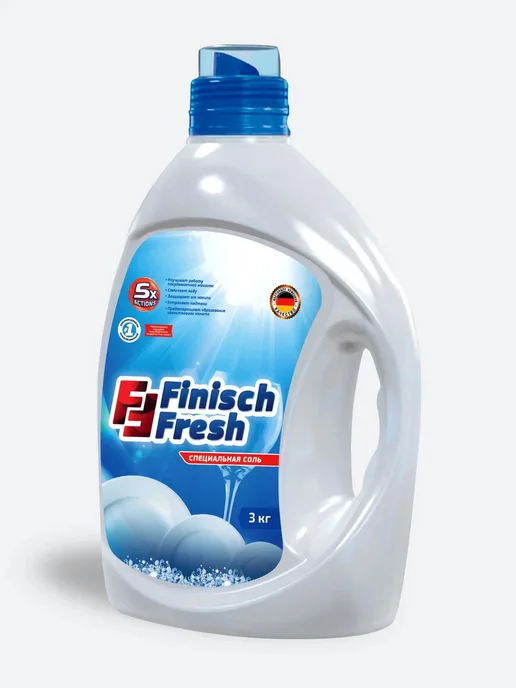 Соль для посудомоечных машин Finisch Fresh FF 3 кг, 3 кг