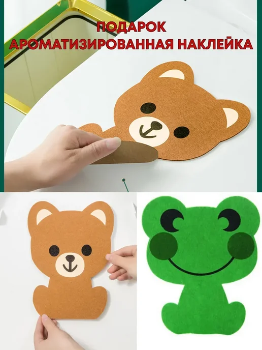 Мягкое сиденье-чехол для унитаза, коричневый, фото 5