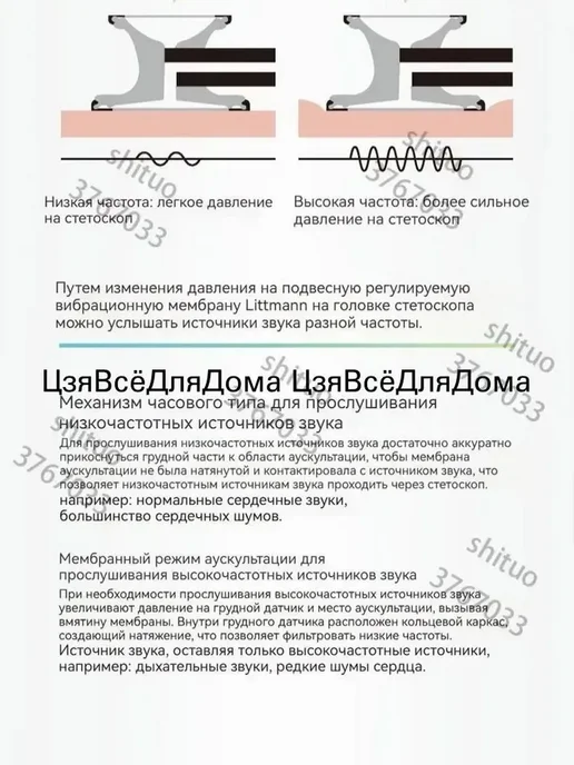 Стетоскоп Littmann Classic III, вариант, фото 5