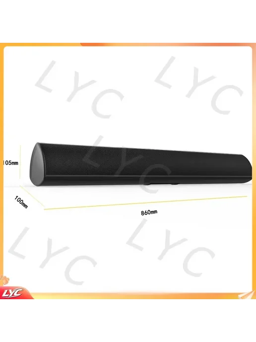Нет бренда Bluetooth-саундбар Black 37 дюймов, черный, фото 2